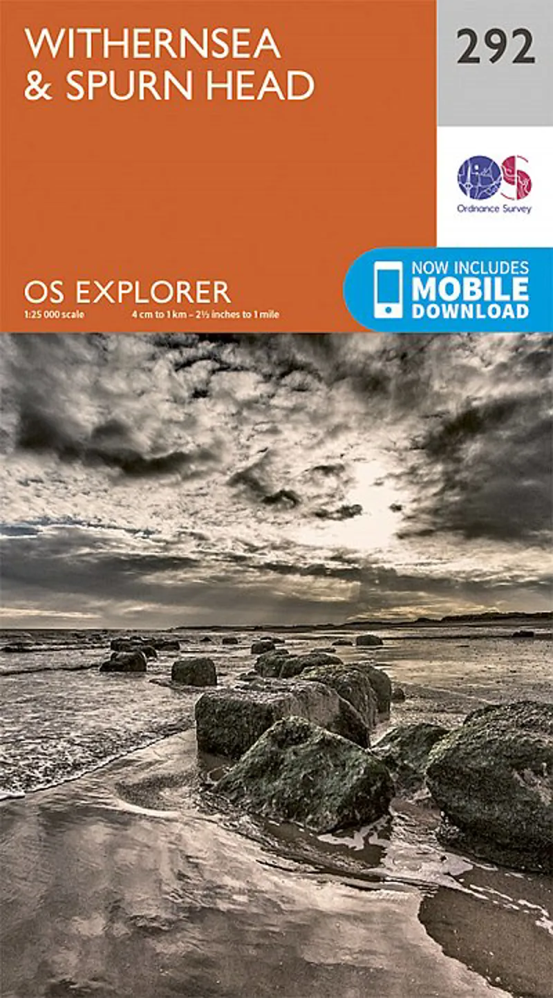 OS Explorer Map 292 - Withernsea and Spurn Head